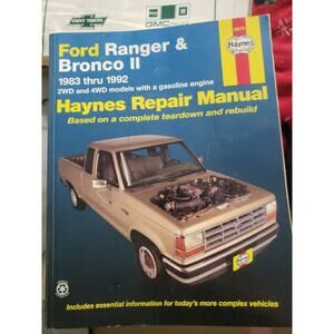 Haynes 36070 Repair Manual for Ford Ranger & Bronco II 2WD 4WD 1983 - 1992